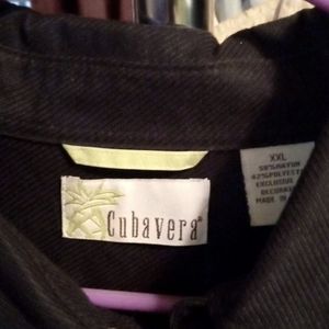 Men's 100% silk cubavera shirt